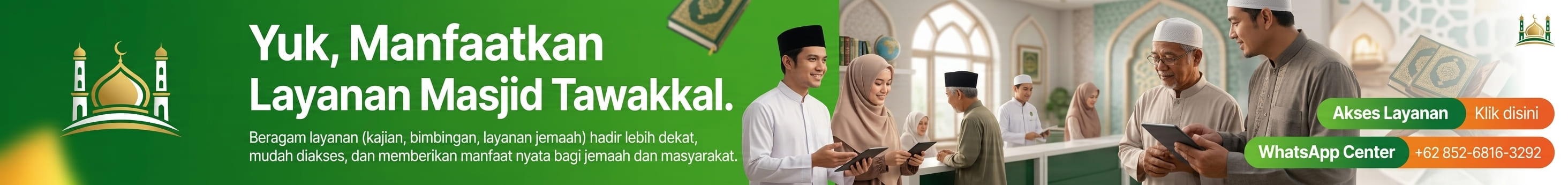 Banner Layanan Masjid